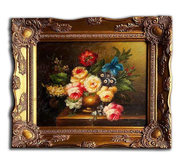 steve art gallery Flowers hand-painted 28x33 cm eller 11x13 ins