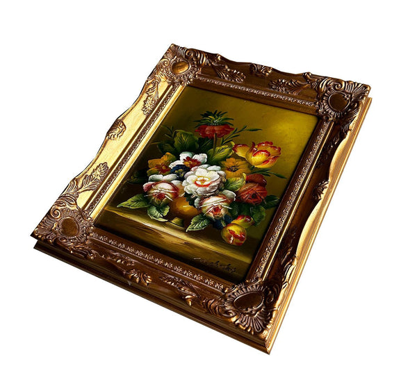 steve art gallery Flowers hand-painted 28x33 cm eller 11x13 ins