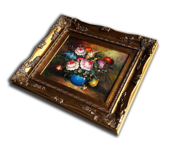 Steve Art Gallery Flowers Hand-painted 33x38 Cm Eller 13x15 Ins