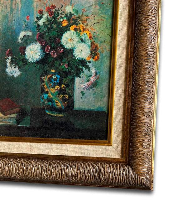 Steve Art Gallery Flowers In Vase By Van Gogh 35x40 Cm Eller 14x16 Ins