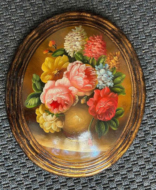 Steve Art Gallery Flowers With Fantastic Frame Whole Size 27x33 Cm