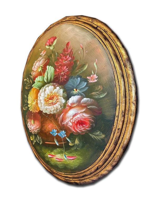 Steve Art Gallery Flowers With Fantastic Frame Whole Size 36x48 Cm