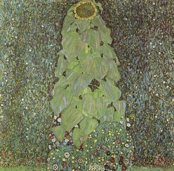 steve art gallery Fourteen Sunflowers in a Vase Gustav Klimt 50x50cm