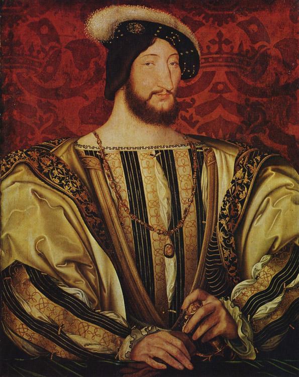 steve art gallery Francois I King of France Jean Clouet 50x40cm