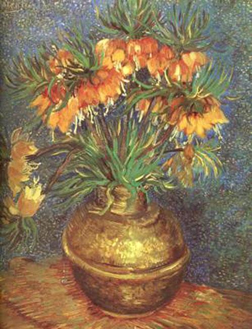 steve art gallery Fritillaries in a Copper Vase Vincent Van Gogh 73.5x60.5cm