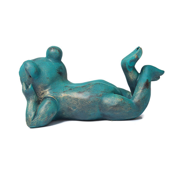 Steve Art Gallery Frog Fountain For Your Garden 26x14x14 Cm