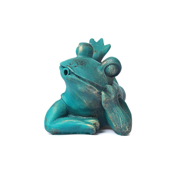 steve art gallery Frog fountain for your garden 26x14x14 cm