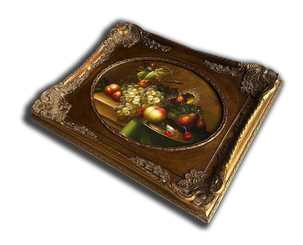 Steve Art Gallery Fruits Hand-painted Oil Painting With Frame 43x53 Cm Or 17x21 Ins