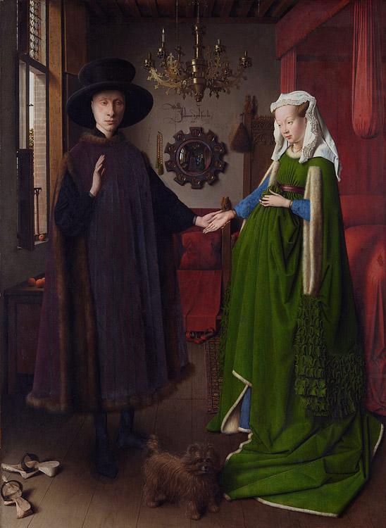 steve art gallery Giovanni Arnolfini and His wife Giovanna Jan Van Eyck 82x60cm