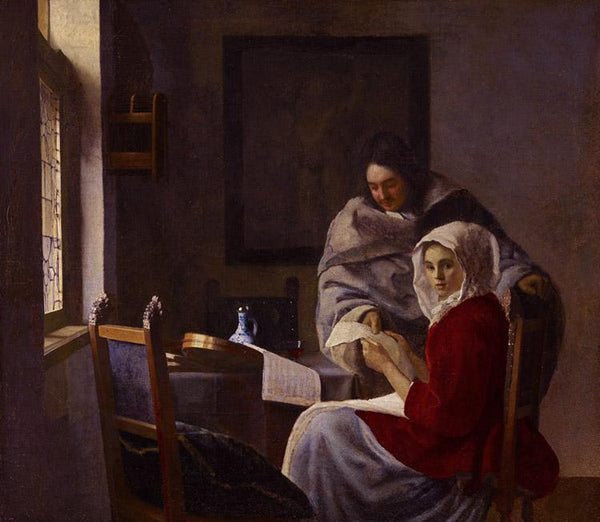 steve art gallery Girl Interrupted at Her Music r Johannes Vermeer 39.4x44.5cm