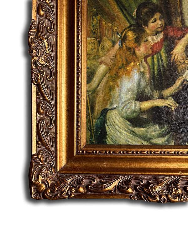 Steve Art Gallery Girls At The Piano Efter Pierre Renoir 33x38 Cm Eller 13x15 Ins