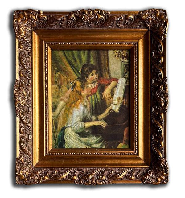 steve art gallery Girls at the Piano efter Pierre Renoir 33x38 cm eller 13x15 ins