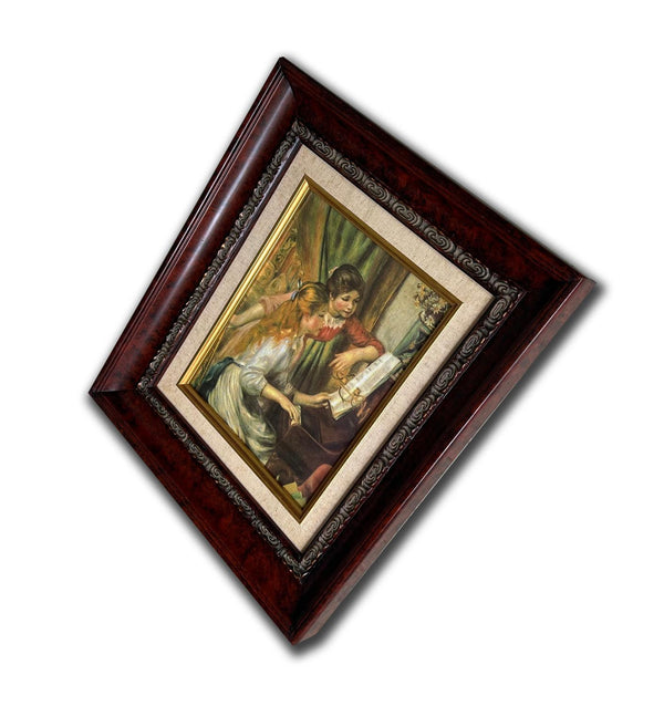 Steve Art Gallery Girls At The Piano Efter Pierre Renoir 35x40 Cm Eller 14x16 Ins