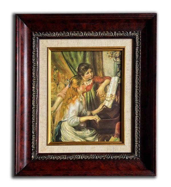 steve art gallery Girls at the Piano efter Pierre Renoir 35x40 cm eller 14x16 ins