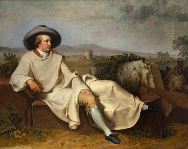 steve art gallery Goethe in the Roman TISCHBEIN Johann Heinrich Wilhelm 50x40cm