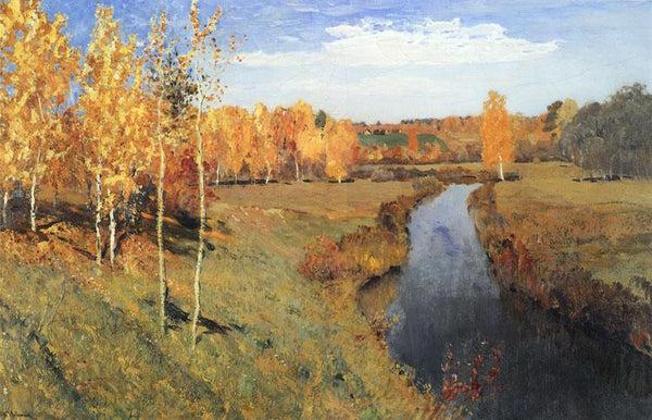 steve art gallery Golden Autumn Isaac Ilich Levitan 60x40cm