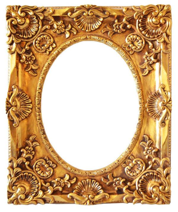 steve art gallery Golden frame with mirror inner size 30x40 cm