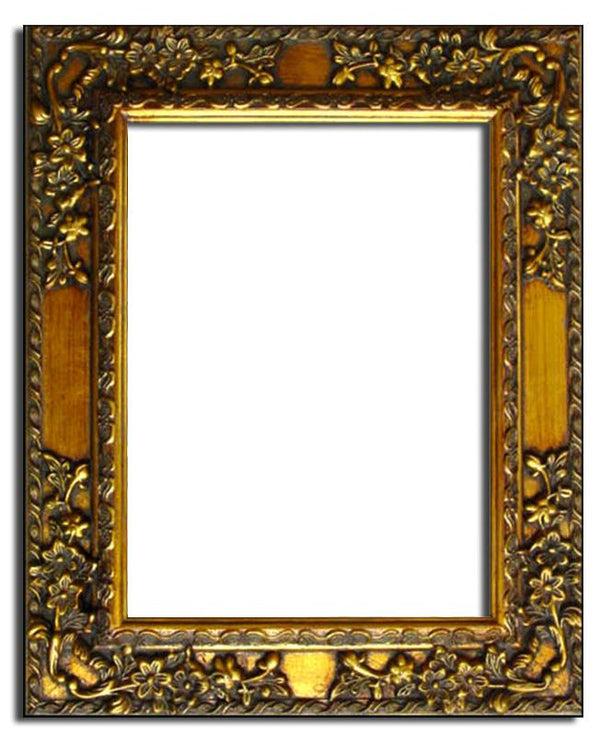 Steve Art Gallery Golden Frame With Mirror Inner Size 50x60 Cm
