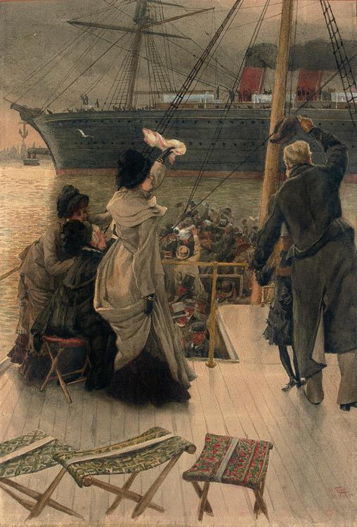 steve art gallery Goodbye-On The Mersey James Tissot 60x40cm