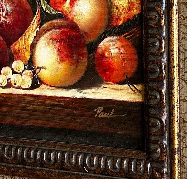 Steve Art Gallery Grape And Peach 36x41 Cm Eller 14x16 Ins