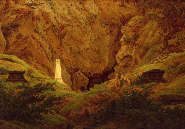 steve art gallery Graves of Ancient Heroes Caspar David Friedrich 49.5x70.5cm
