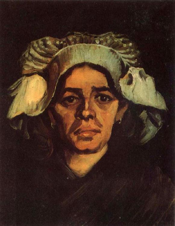 steve art gallery Head of a Peasant Woman with Whit Cap Vincent Van Gogh