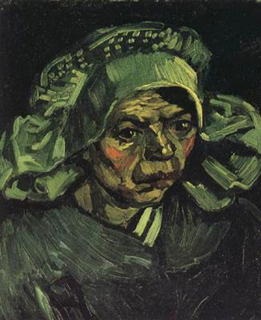 steve art gallery Head of a Peasant Woman with White Cap Vincent Van Gogh