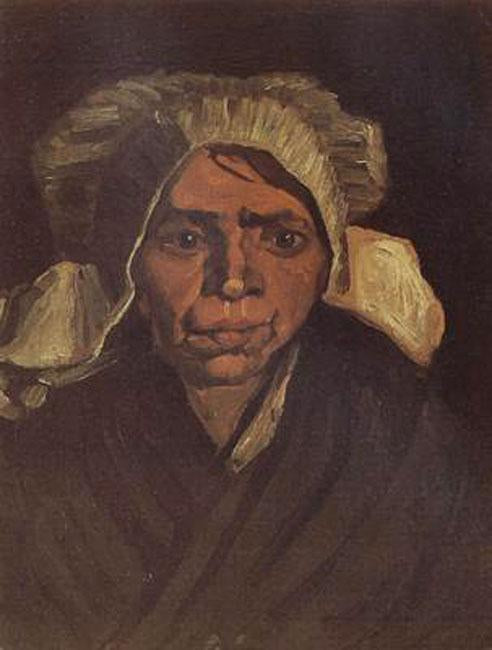 steve art gallery Head of a Peasant Woman with White Cap Vincent Van Gogh