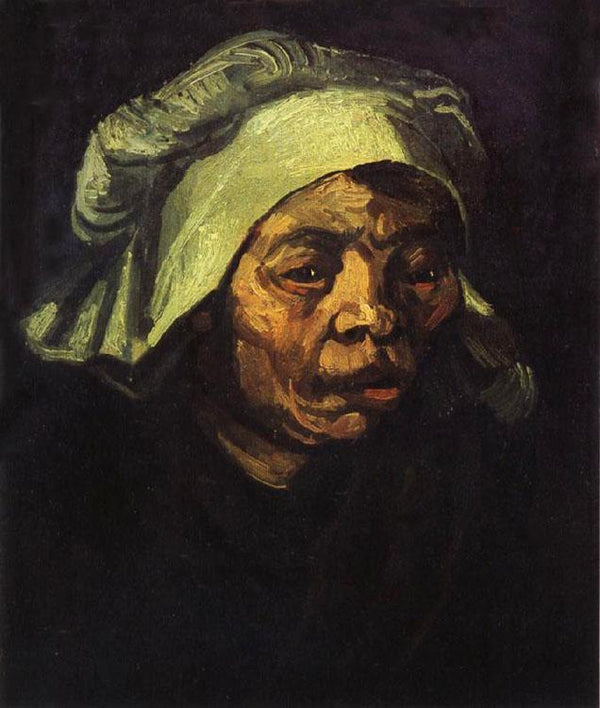 steve art gallery Head of a Peasant Woman with White Cap Vincent Van Gogh 42x34.5cm