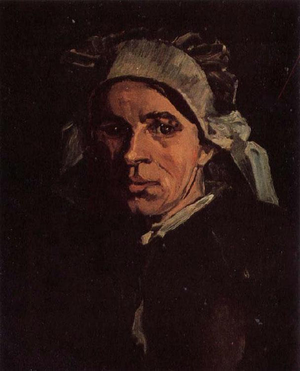steve art gallery Head of a Peasant Woman with White Cap Vincent Van Gogh