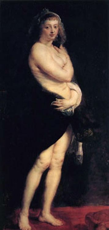 steve art gallery Helena Fourment in a Fur Wrap or Het Pelsken Peter Paul Rubens