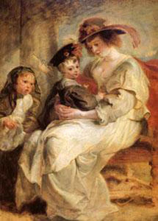 steve art gallery Helene Fourment and Her Children Claire-Jeanne Peter Paul Rubens