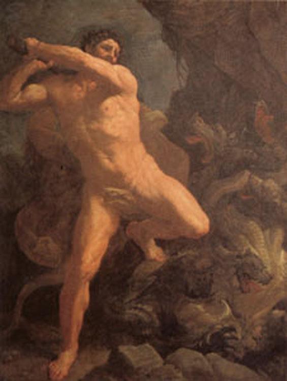 steve art gallery Hercules Vanquishing the Hydra Guido Reni 50x40cm