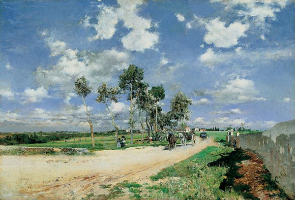 steve art gallery Highway of Combes-la-Ville Giovanni Boldini 60x40cm