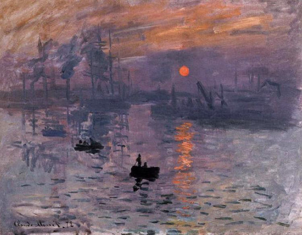 steve art gallery impression sunrise Claude Monet 48x63cm