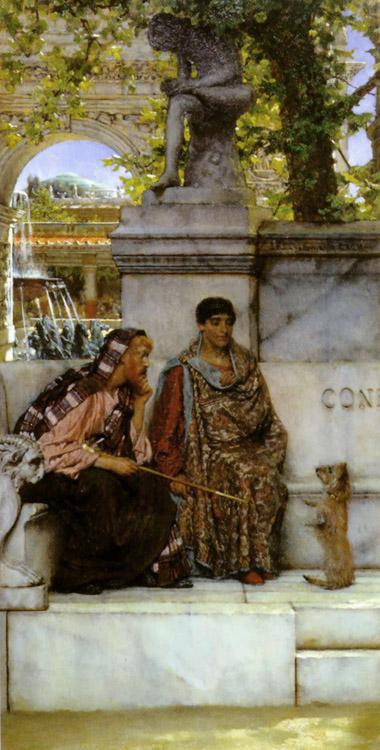 steve art gallery In the Time of Constantine Alma-Tadema Sir Lawrence 32.2x16cm