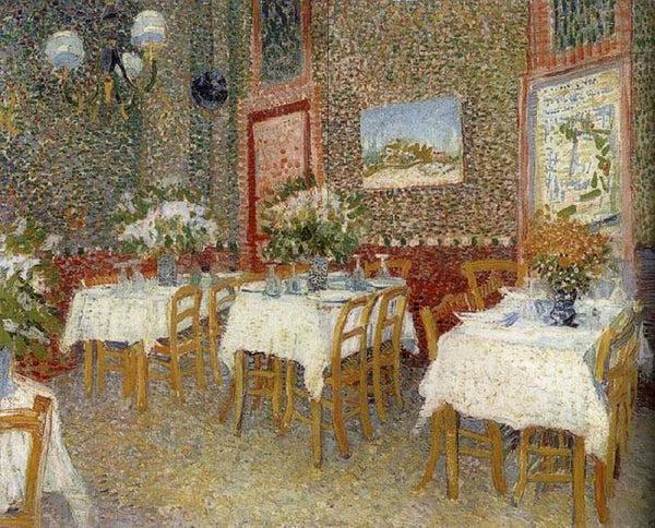 steve art gallery Interieur of a restaurant Vincent Van Gogh 60x50cm