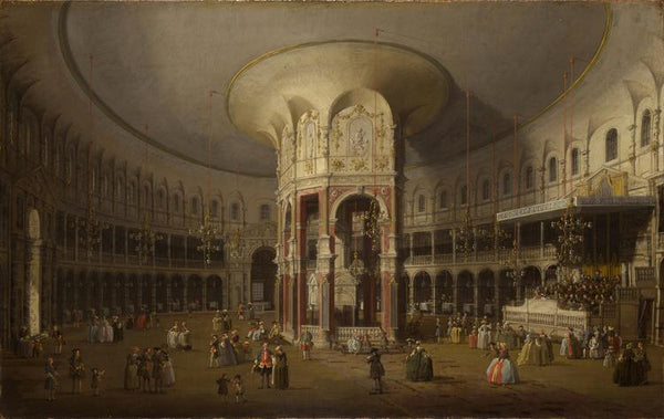 steve art gallery Interno della rotonda di Ranelagh Canaletto 46x75.5cm