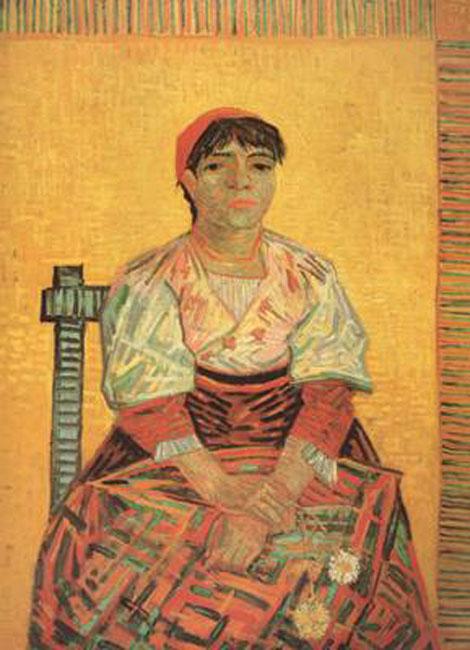 steve art gallery Italian Woman Vincent Van Gogh 81x60cm