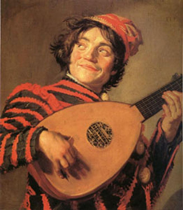 steve art gallery Jester with a Lute Frans Hals 60x50cm
