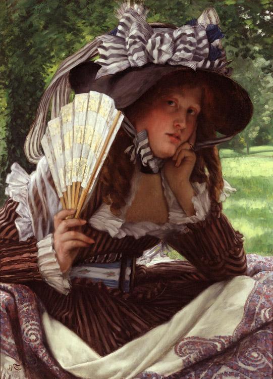 steve art gallery Jeune Femme en Bateau James Tissot 50.2x64.8cm