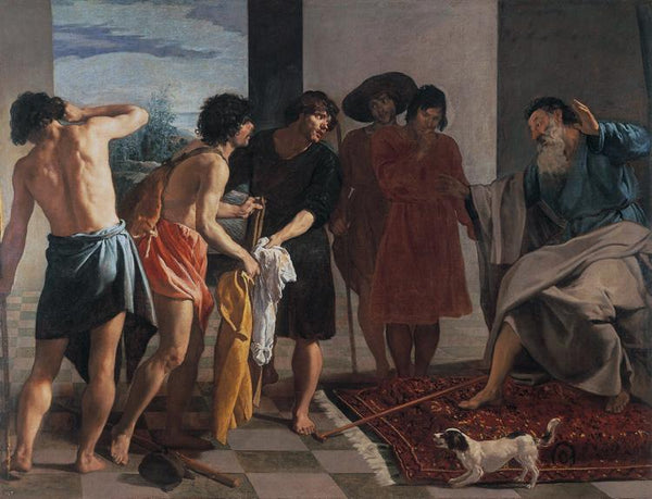 steve art gallery Joseph's Bloody Coat Brought to Jacob Diego Velazquez 50x40cm