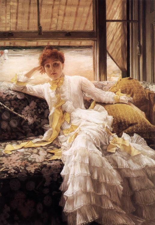 steve art gallery July (Specimen of A Portrait) James Tissot 60x40cm