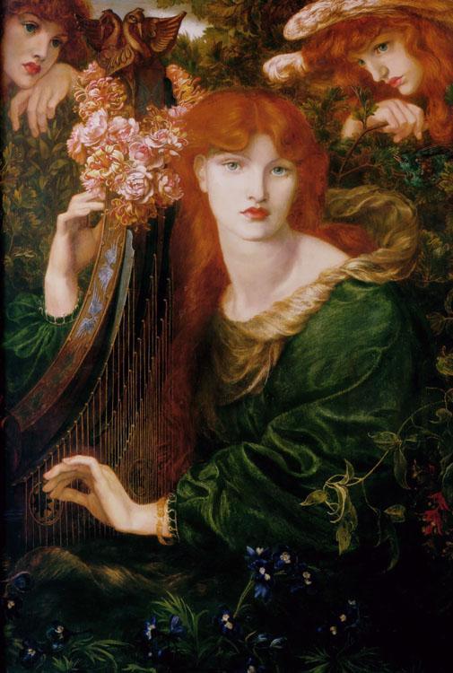 steve art gallery La Ghirlandate Dante Gabriel Rossetti 60x40cm