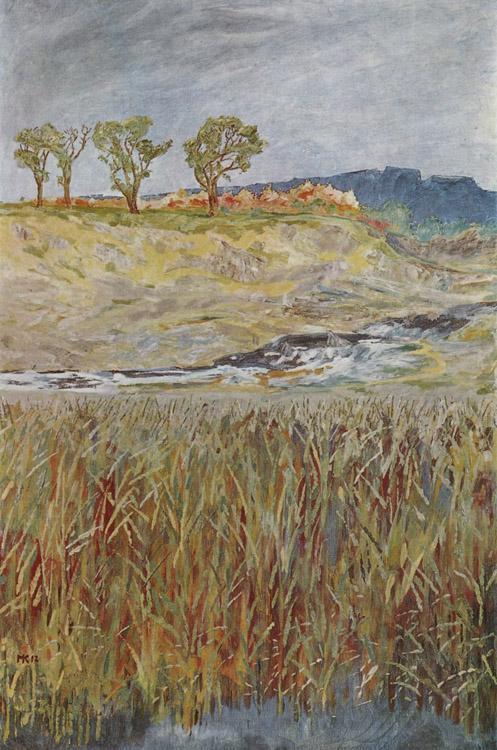 steve art gallery Landscape at the Unstrut Max Klinger 60x40cm