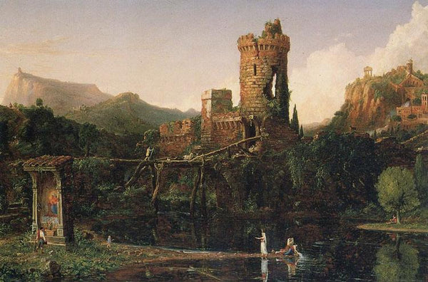 steve art gallery Landscape Composition:Italian Scenery Thomas Cole 60x40cm