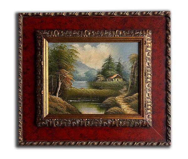 Steve Art Gallery Landscape Hand-painted 36x41 Cm Eller 14x16 Ins