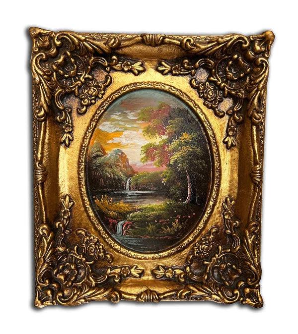 steve art gallery Landscape painting with fantastic frame inner size 20x25 cm