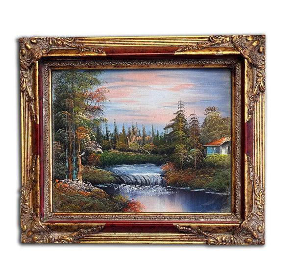 steve art gallery Landscape painting with fantastic frame inner size 13x18 cm