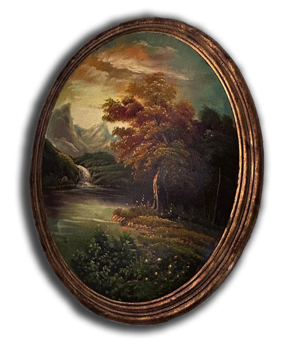 steve art gallery Landscape painting with fantastic frame inner size 30x40 cm